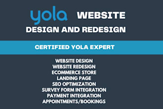 do yola website design yola website redesign develop yola website