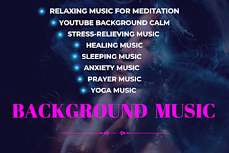 create calm background music for youtube videos and media