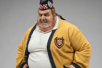 model 3d cubby metahuman character for animation, blender rig,3d wonder dynamic