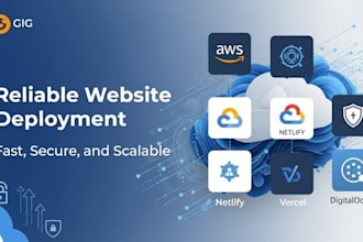 aws website deployment, cloud hosting, secure setup and website migration