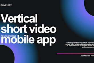 develop a multibrand or single brand vertical video streaming app like reelshort