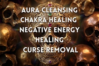 aura cleansing chakra healing negative energy healing, curse removal