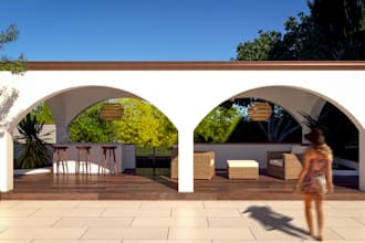 create photorealistic exterior render