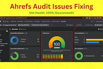 fix ahrefs site audit SEO errors and technical issues