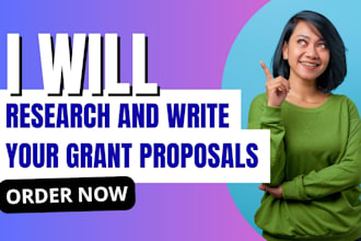 do grant research, apply for grants, small business and charity grant writing