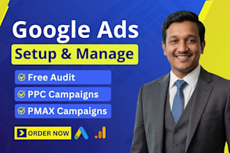 setup and manage google ads adwords ppc campaigns as your ads manager