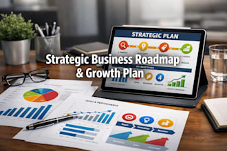create a strategic business roadmap and growth plan for your startup