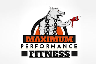 design awesome gym logo for maximum performance fitness