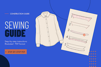 create illustrated sewing instructions
