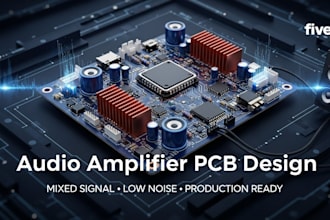 mixed amplifier pcb for audio amplifiers, speakers, pa systems, radios and tvs