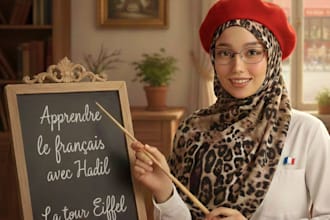 teach french lessons to adults, teenagers and kids online