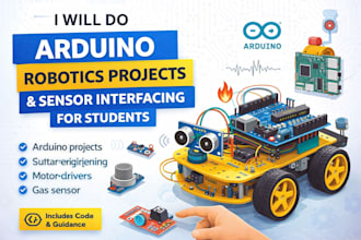 do arduino robotics projects and sensor interfacing