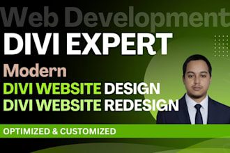 be your divi theme specialist for design, redesign, and customization