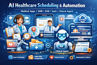 do ai healthcare scheduling automation medical apps emr ehr saas clinical agent