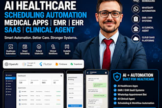 do ai healthcare scheduling automation medical apps emr ehr saas clinical agent
