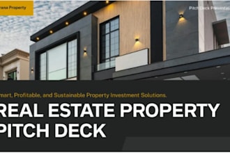 design investor deck pitch deck airbnb rental property investment deck