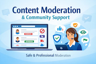moderate and review online content to keep your community safe