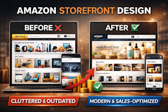 design a amazon storefront that boosts sales