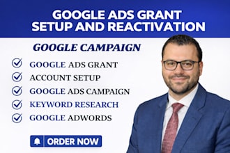 create converting fundraising google ads grant campaigns for nonprofits