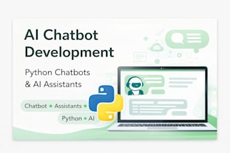 build ai chatbots and intelligent assistants using python