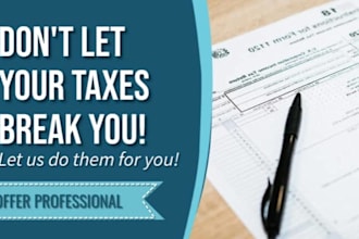 prepare llc tax return form 1065,1120 expert s corp tax filing