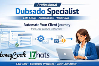 setup dubsado honeybook crm 17hats clay com hubspot zoho crm apollo io account