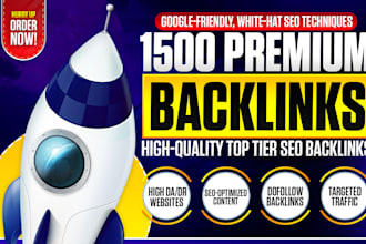 solid 1500 high quality white hat mixed backlinks