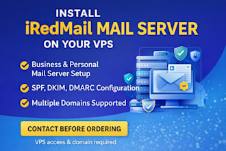 set up a production ready iredmail mail server with webmail and anti spam