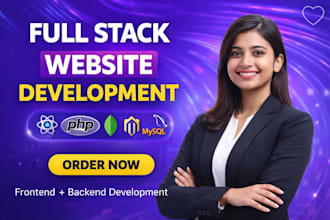 do full stack website development