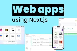 create a web app with nextjs
