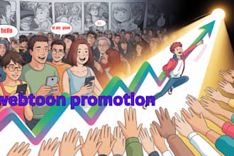 promote your webtoon, webcomic, manga, or comic organically