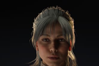 create hyper realistic 3d characters for games, films, and cinematics