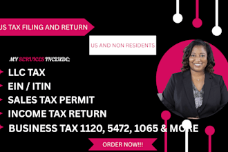 do llc tax filing, ein application, irs state compliance support