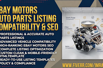do ebay motors auto parts listings w vehicle compatibility