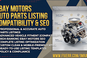 do ebay motors auto parts listings w vehicle compatibility