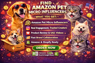 find amazon pet micro influencers for product review and brand collaboration