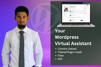 be your professional wordpress virtual assistant