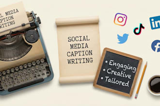 write engaging social media captions for your brand