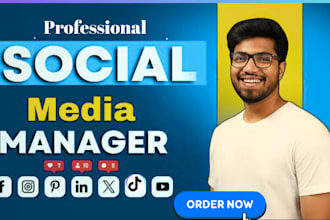 be your social media marketing manager and content creator