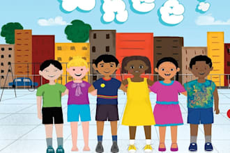 illustrate childrens book pages