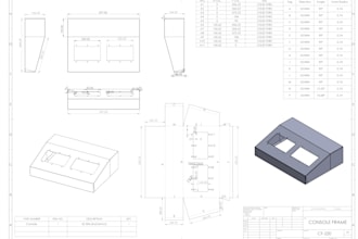 design sheet metal parts in solidworks and make production drawing