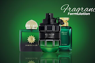 formulate luxury fragrance blends for perfumes, body sprays and colognes