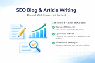 write engaging SEO articles and blog posts