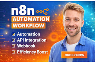 develop n8n ai agent, n8n workflow, n8n automation or ai automation
