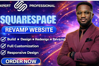 revamp squarespace website edit squarespace website reesign squarespace website