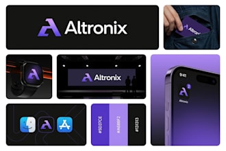 create startup technology, software and saas logo design
