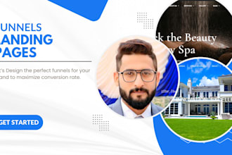 build gohighlevel landing pages, ghl funnels, ghl websites and ghl automations
