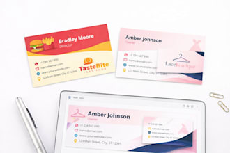 design a modern professional business card