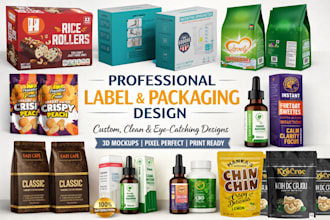 food pouch packaging design