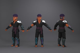 create 3d models for games and 3d printing